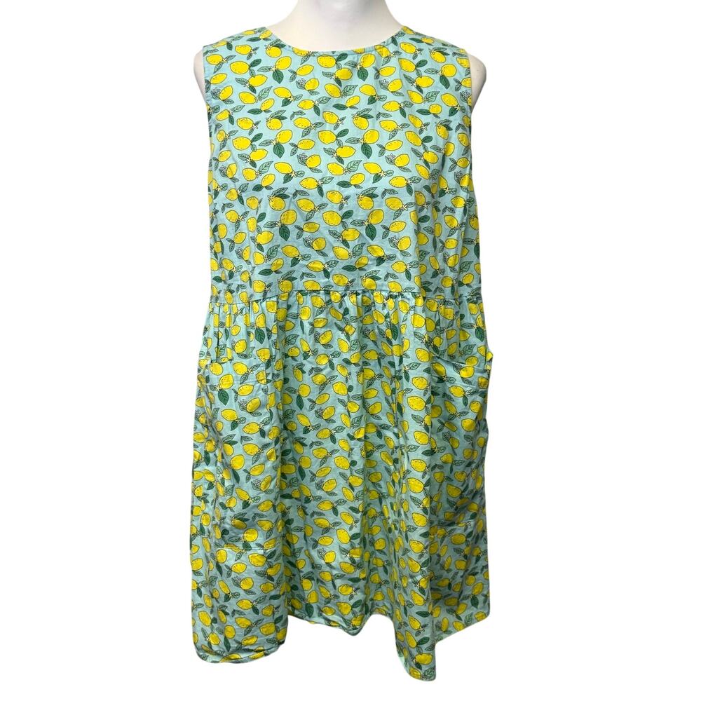 Modcloth lemons design sundress womens large